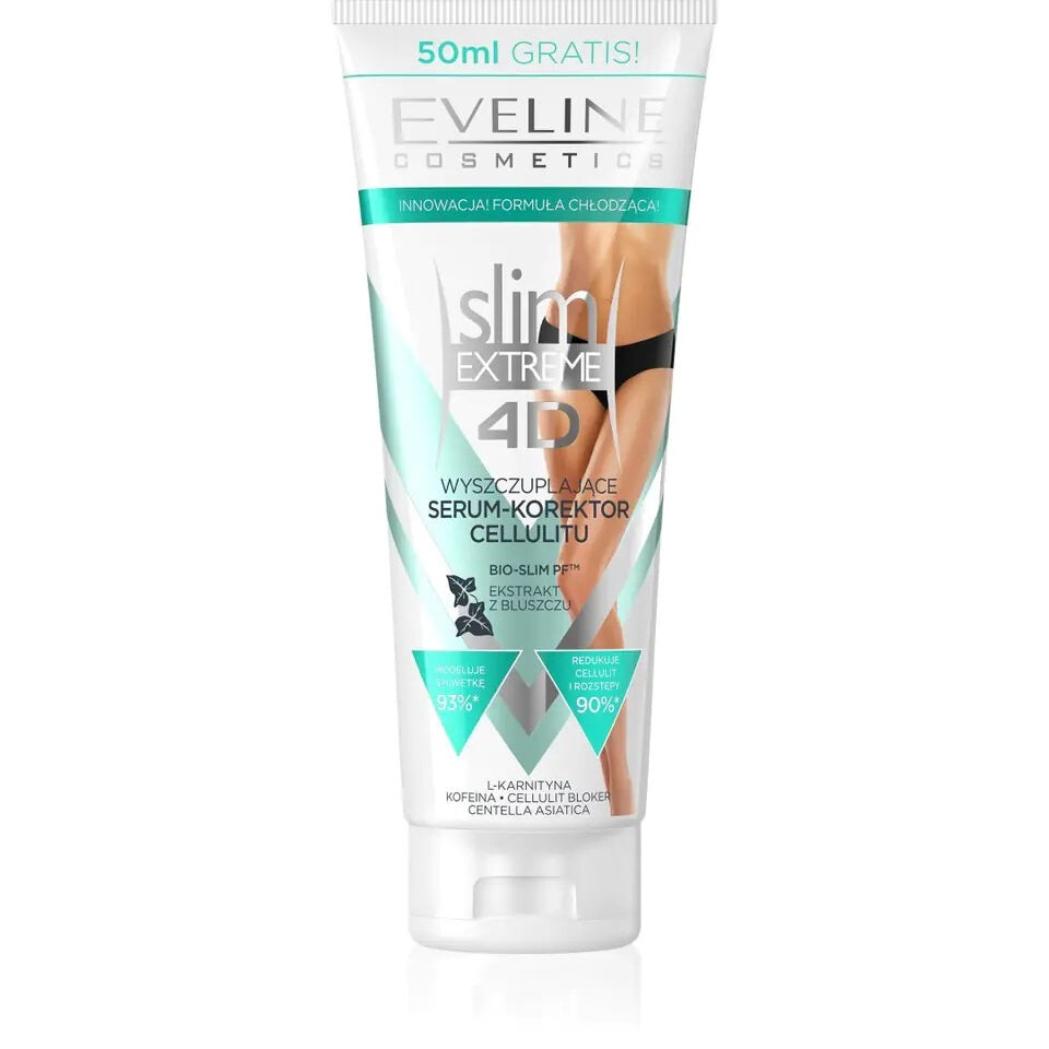 

Eveline Cosmetics Сыворотка-корректор целлюлита Slim Extreme 4D для похудения 250мл