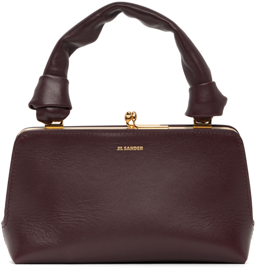 

Сумка Mini Goji бордового цвета Jil Sander