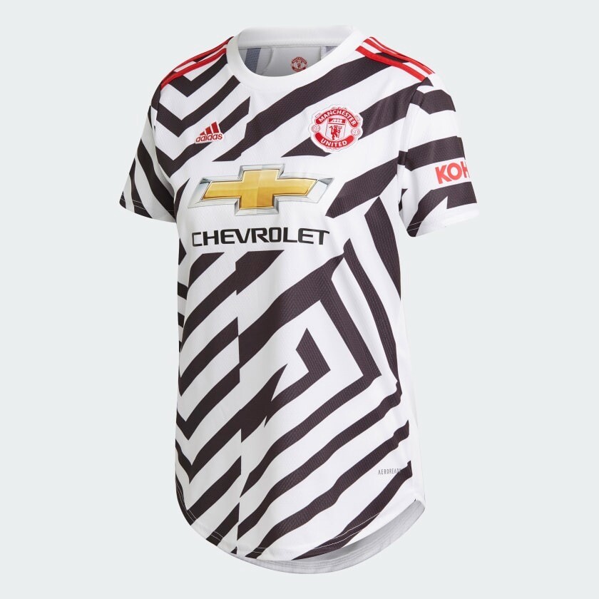 

Футболка Adidas Football Manchester United 20/21 Third, белый/мультиколор