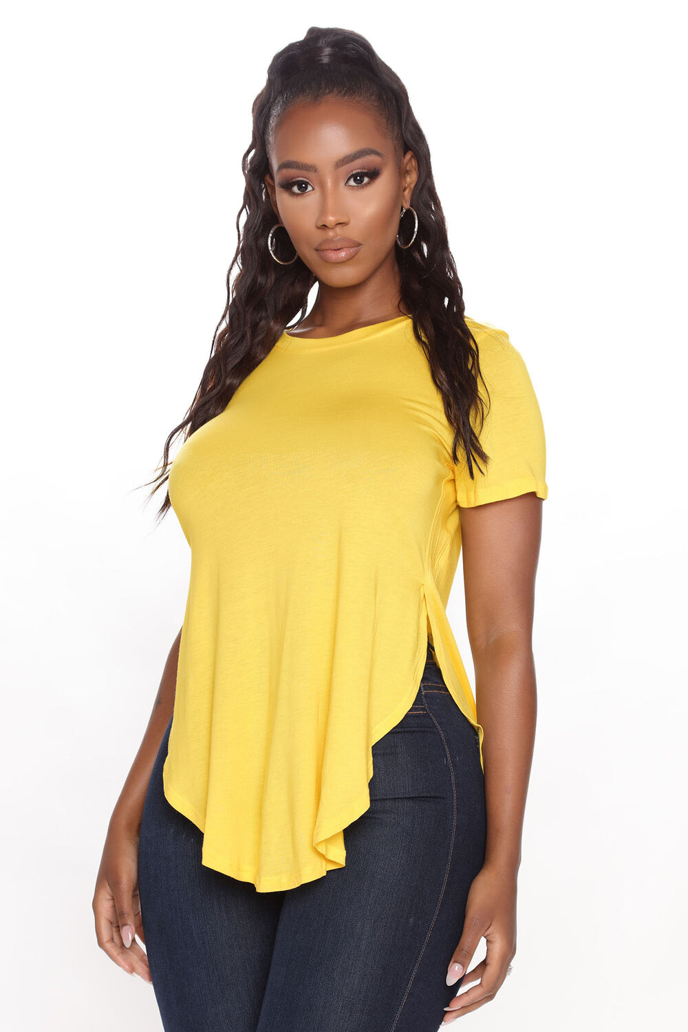 

Топ Fashion Nova 69411XL, желтый