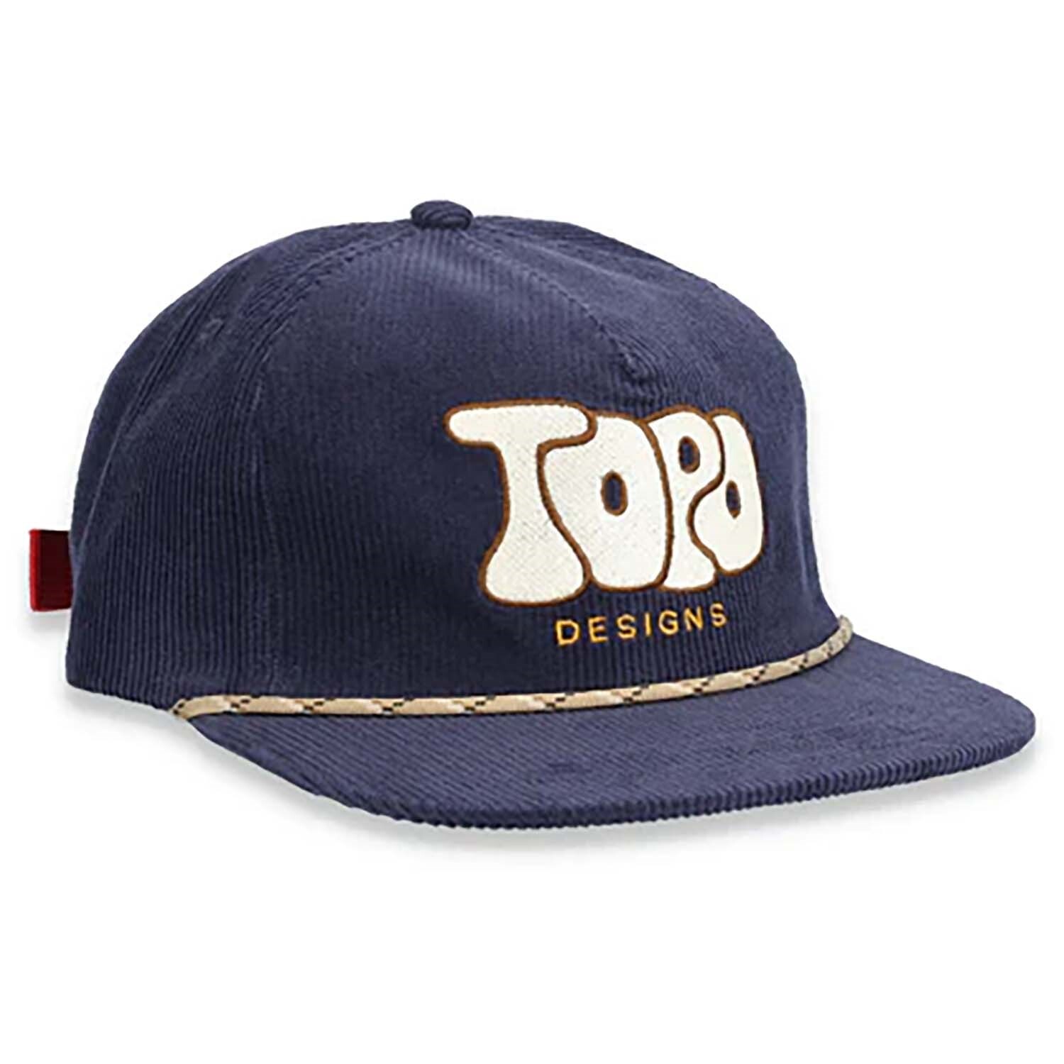 

Вельветовая кепка Topo Designs Bubble, синий