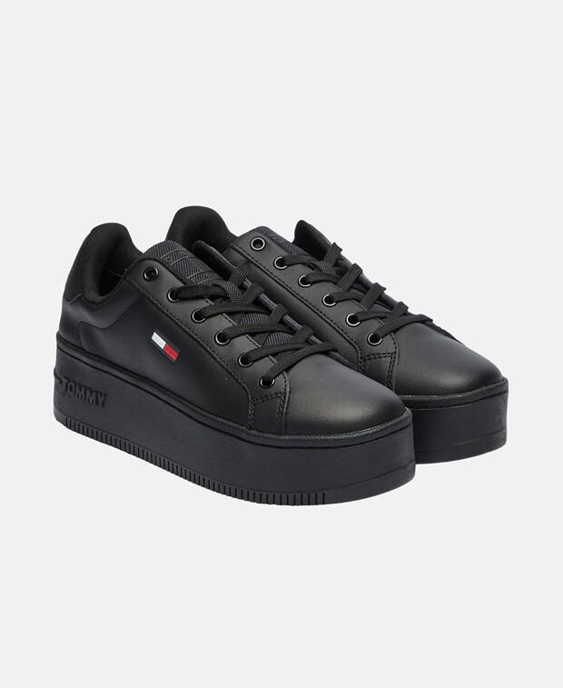 

Кроссовки на платформе Tommy Hilfiger, черный