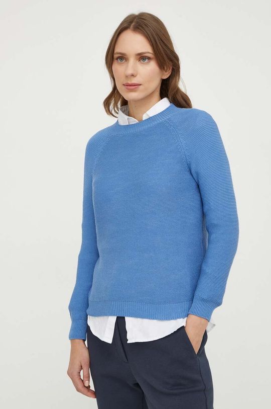 Хлопковый свитер Weekend Max Mara, синий свитер max mara размер s серый