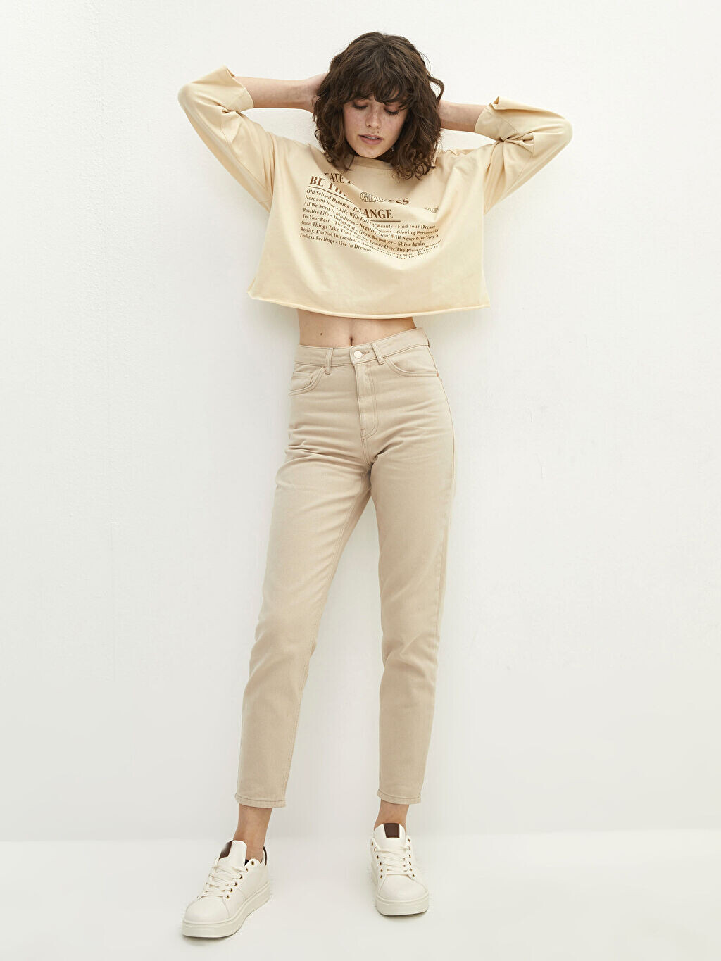 

Женские джинсы с высокой талией и карманами с высокой талией LCW Jeans