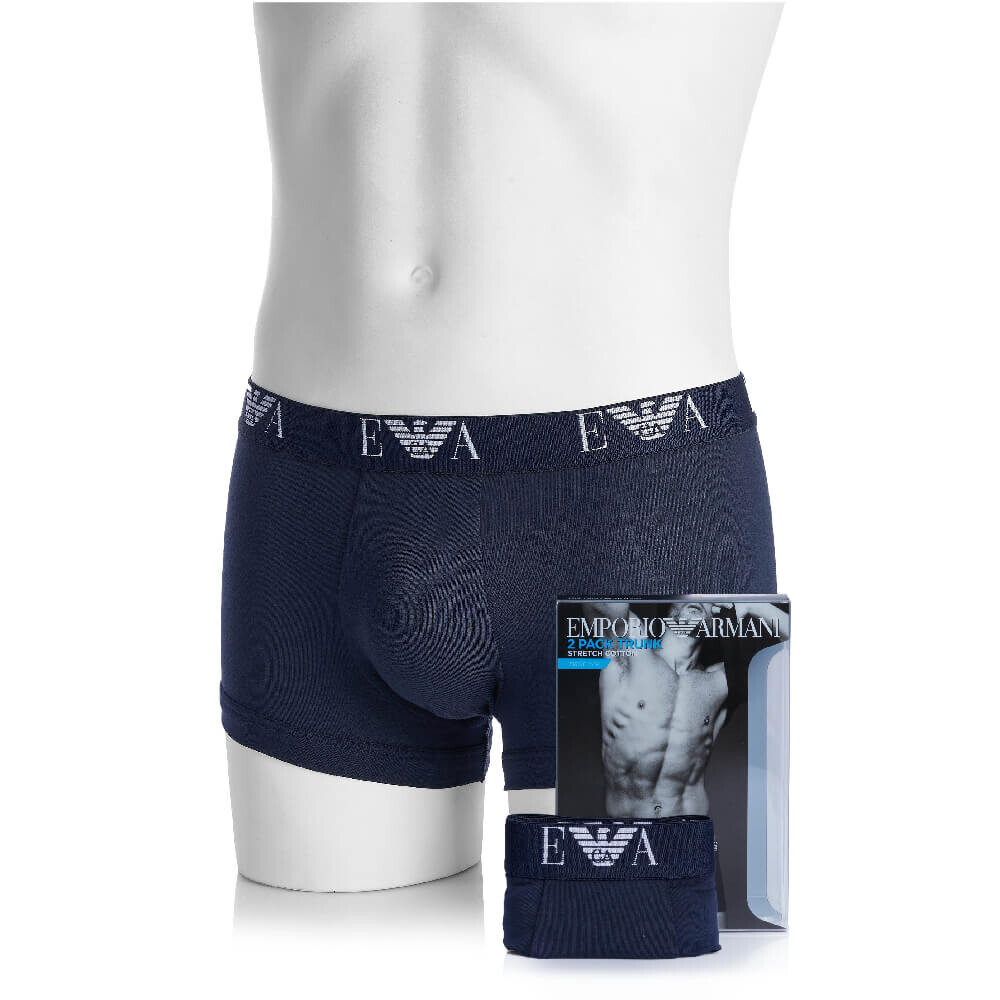 

Комплект трусов Emporio Armani Boxer, 2 предмета, темно-синий