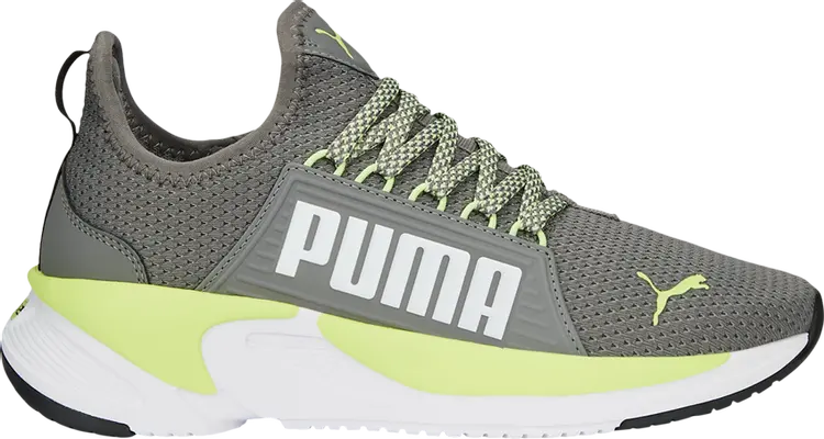 

Кроссовки Puma Softride Premier Slip-On Jr Cast Iron Lily Pad, серый