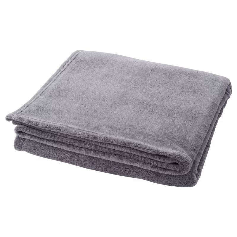 

Плед IKEA ELSABRITT Plaid 130x170 см., серый