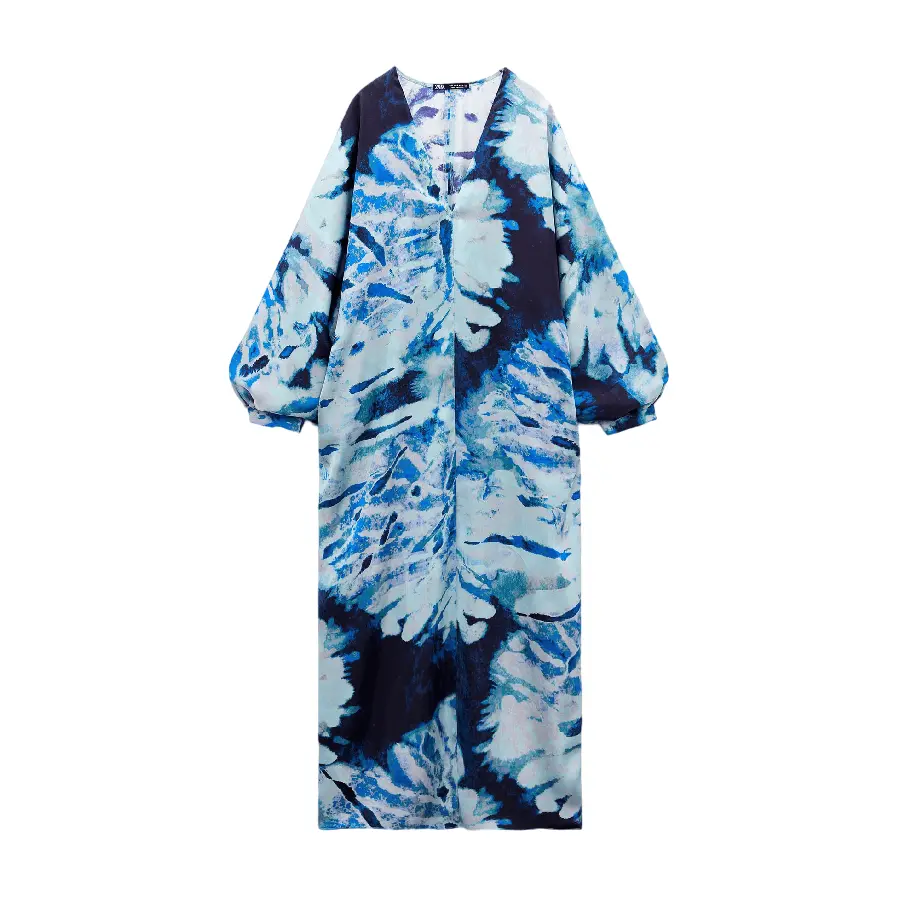 

Zara Printed Midi Dress, multicoloured