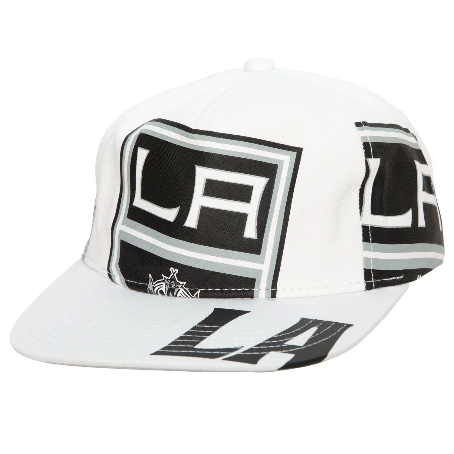 

Мужская белая кепка Mitchell & Ness Los Angeles Kings In Your Face Deadstock Snapback