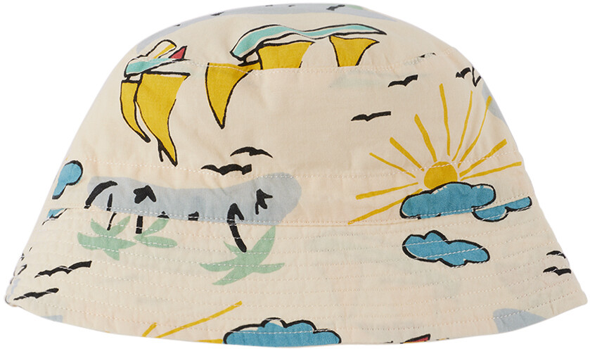 

Бежевая панама-ведро Baby Explorer Petit Bateau