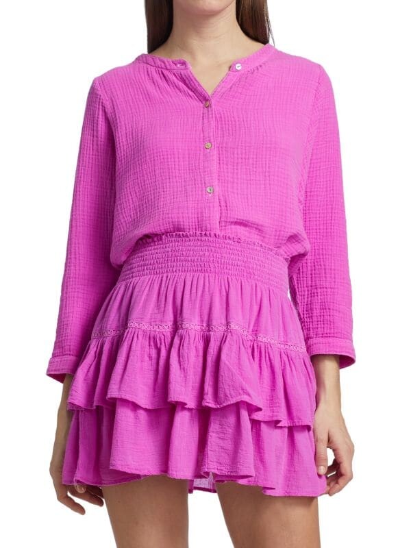 

Рубашка Chloe Crinkle Honorine, фиолетовый