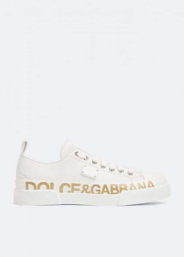 

Кроссовки DOLCE&GABBANA Portofino sneakers, белый