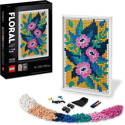

Конструктор Lego 31207 Art Flower для украшения цветов 3-в-1