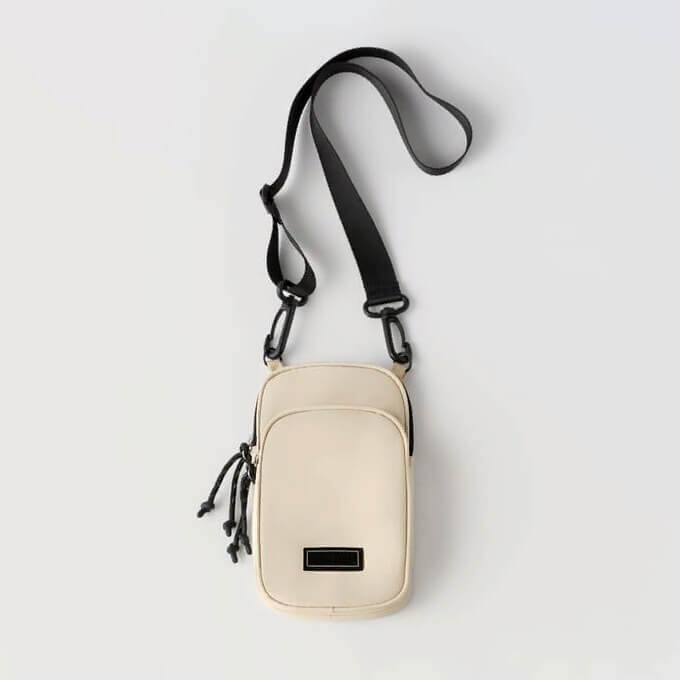 

Сумка для мобильного телефона Zara Monochrome Carrier, светло-бежевый