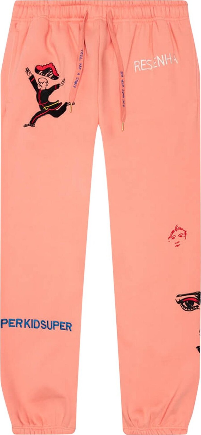 

Спортивные брюки KidSuper Super Sweatpants 'Coral', оранжевый