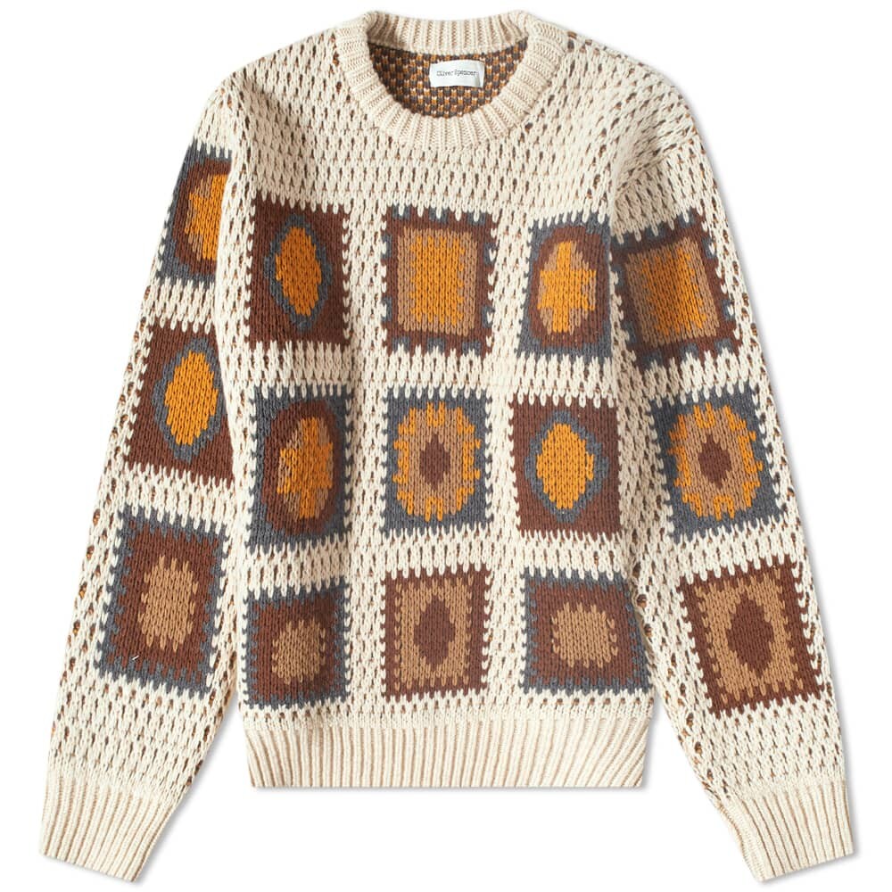 

Толстовка Oliver Spencer Blenheim Crew Sweat, Белый