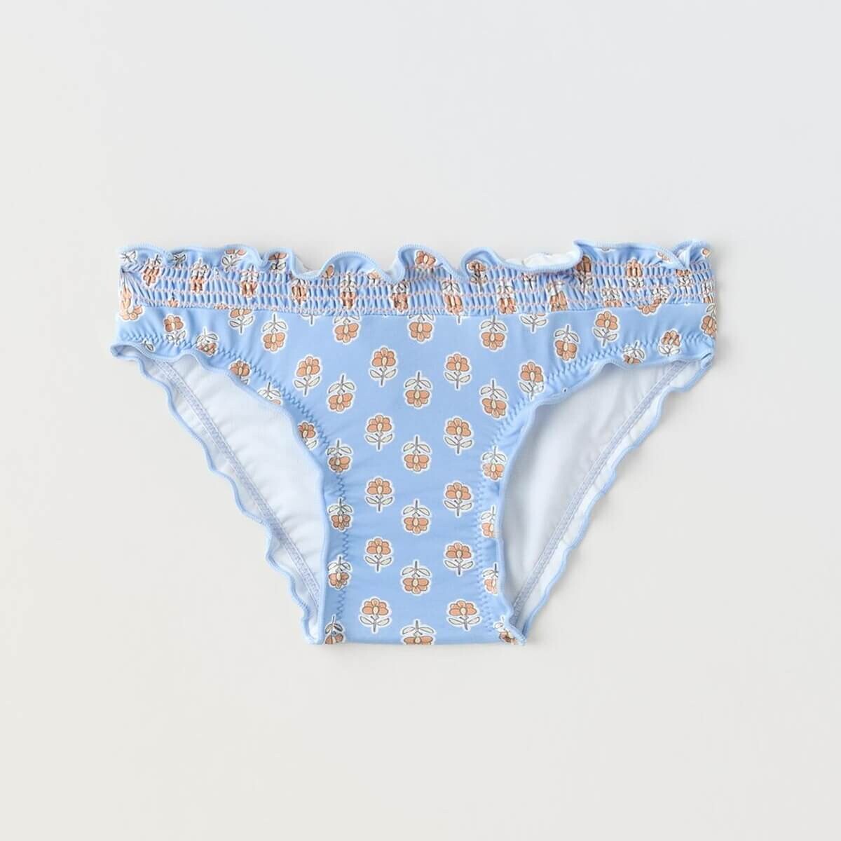

Плавки Zara Floral Print, голубой, Синий