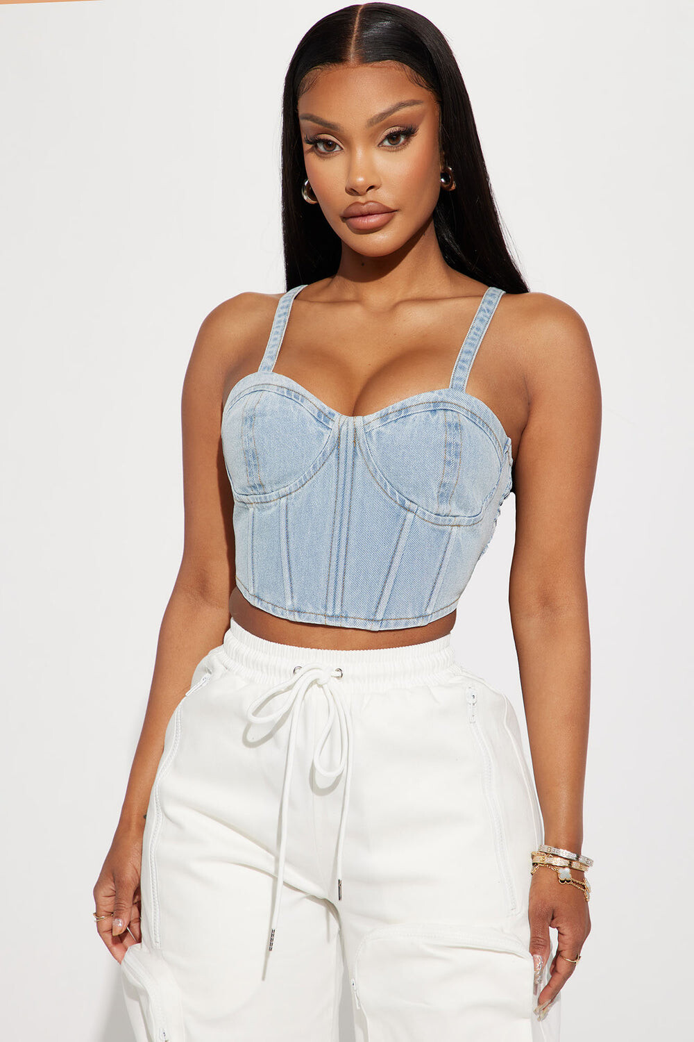

Топ Fashion Nova IT10515, синий