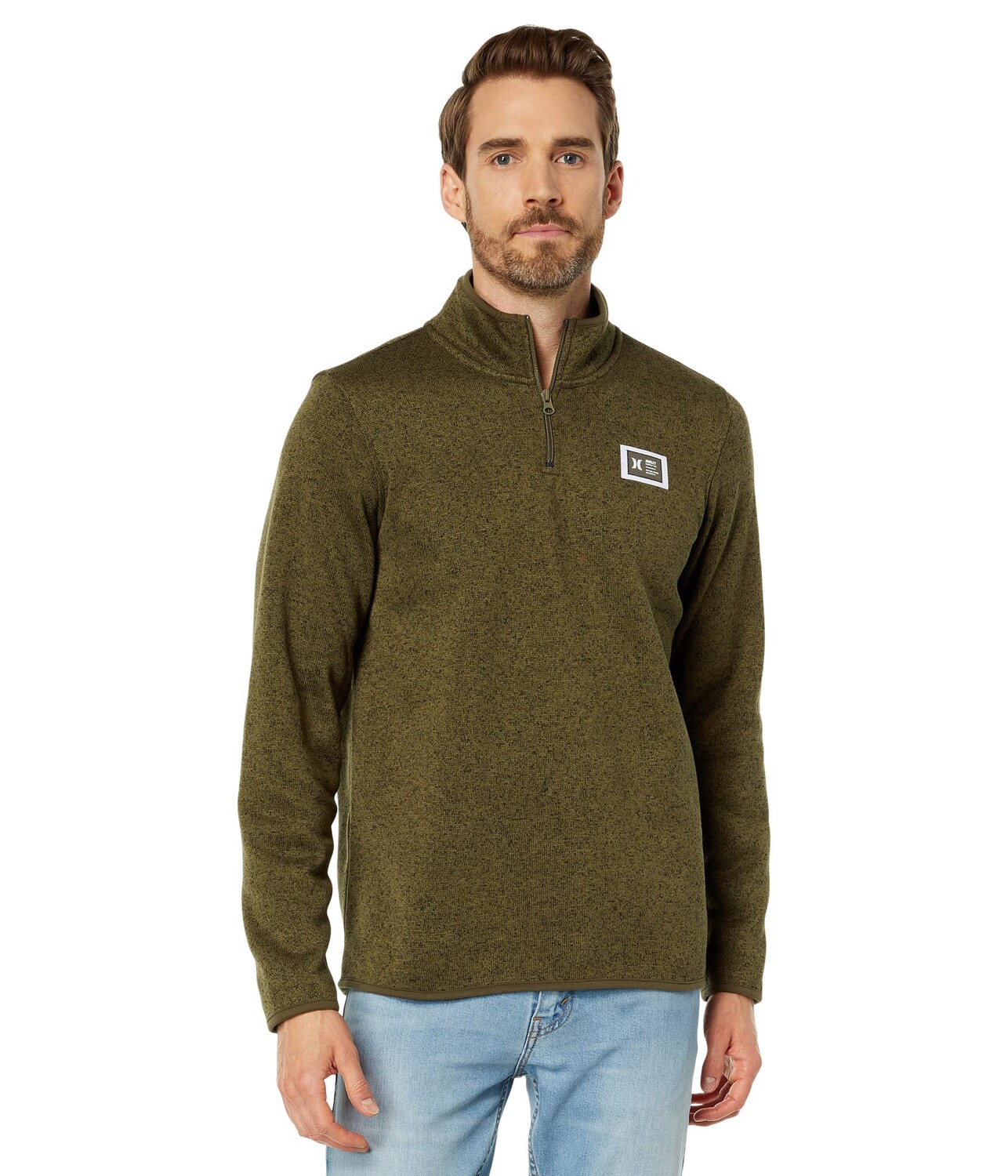 

Пуловер Hurley, Mesa Ridgeline 1/4 Zip, Коричневый