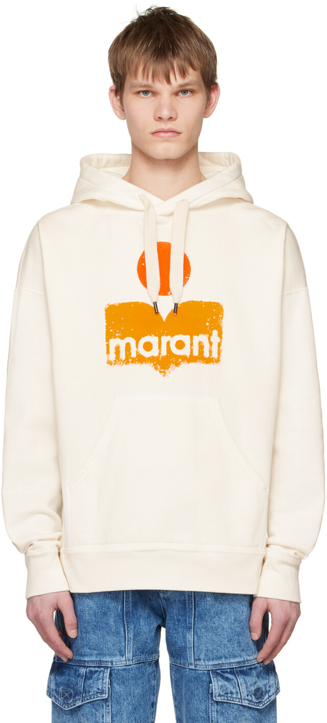 

Белая толстовка с капюшоном Майли Isabel Marant, Белый
