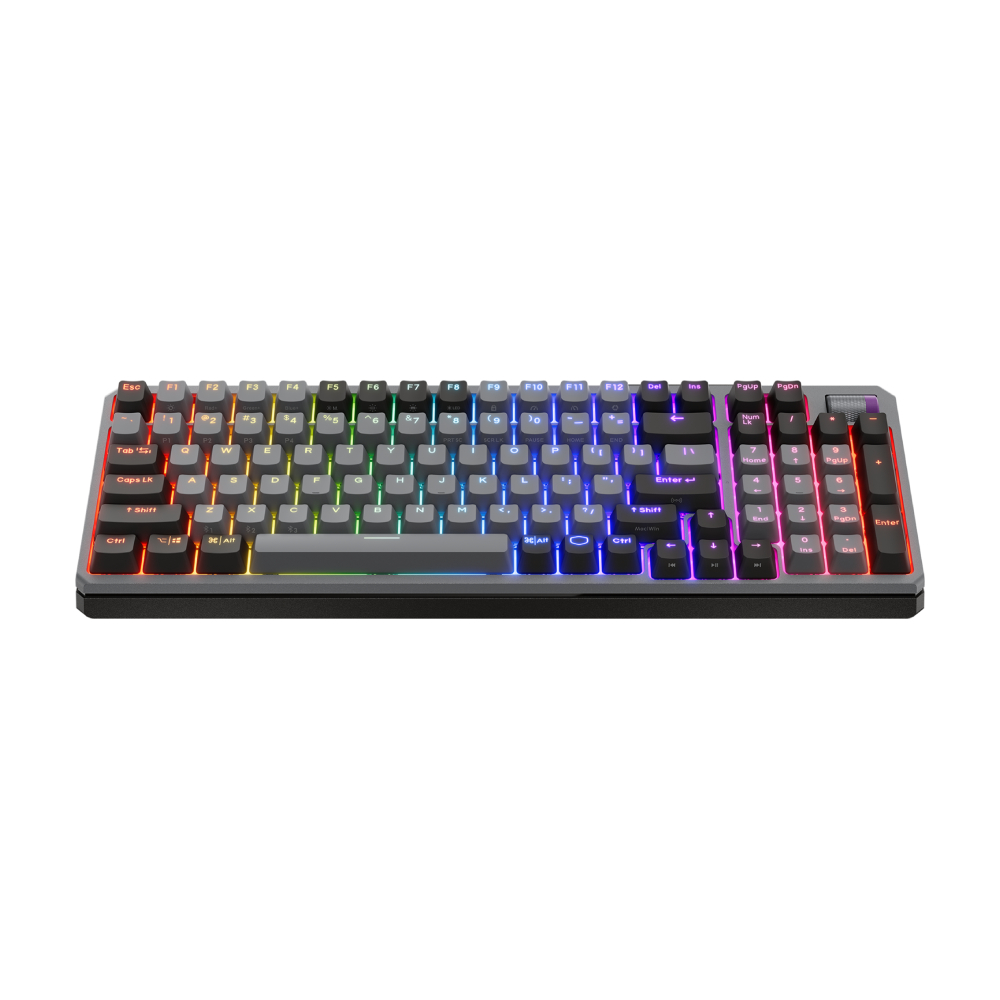 Клавиатура игровая механическая Cooler Master MasterKeys MK770,  черный/серый – купить из-за границы через сервис «CDEK.Shopping»