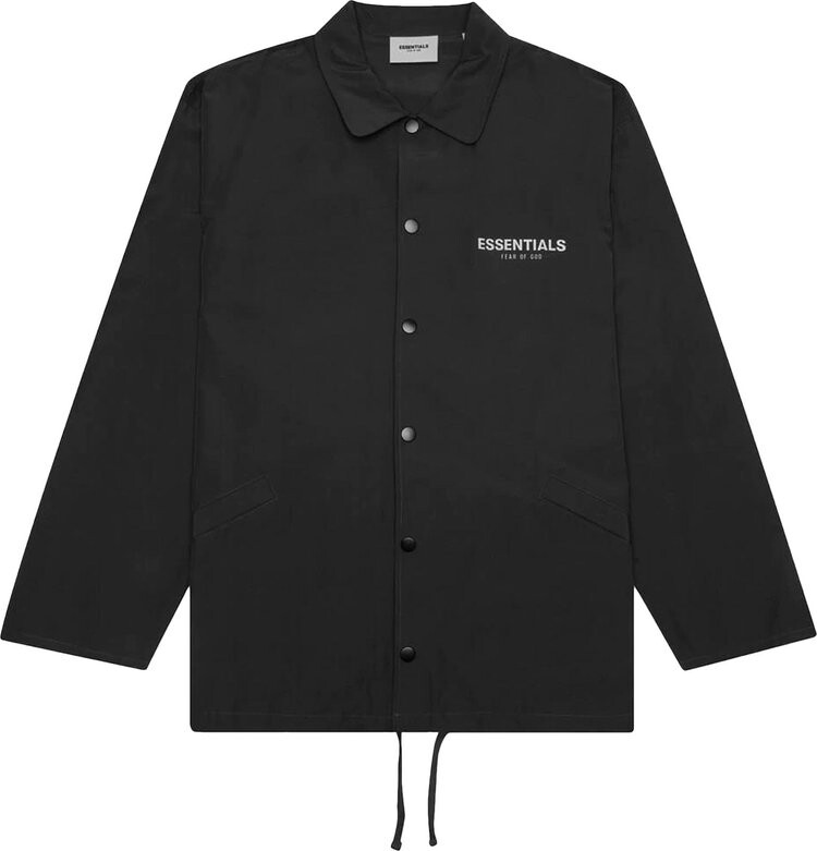 

Куртка Fear of God Essentials Coaches Jacket 'Black', черный