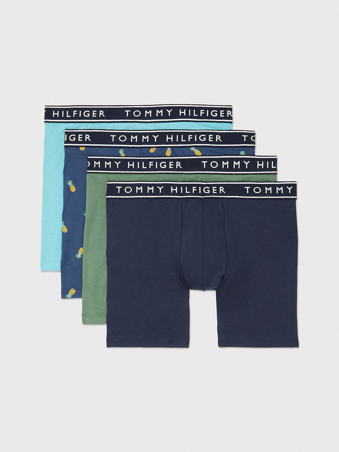 

Набор боксеров Tommy Hilfiger Essential Stretch Cotton, 4 предмета, мультиколор