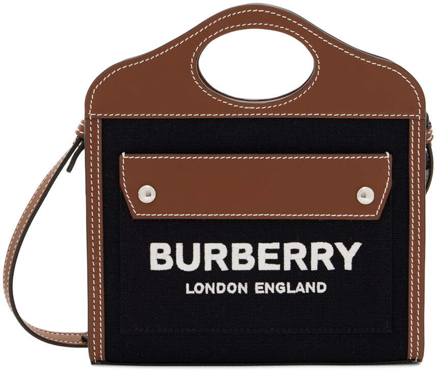 

Черная сумка через плечо с микрокарманом Burberry