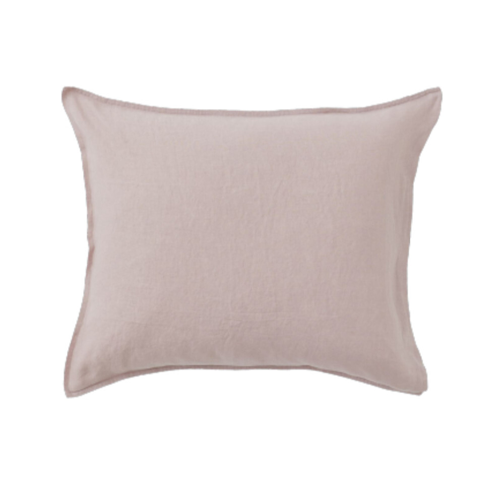 

Наволочка из стираного льна H&M Home Washed Linen, розовый