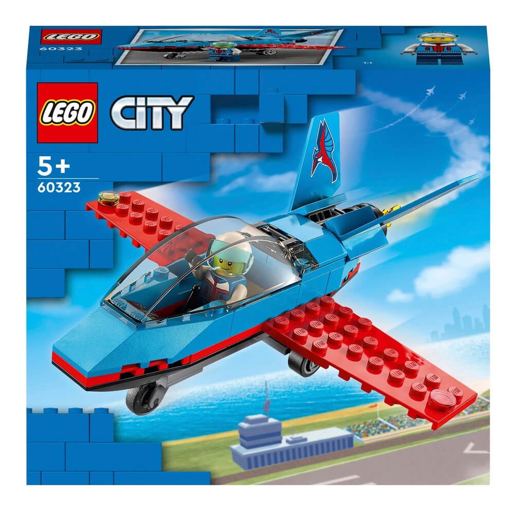 Конструктор LEGO City Great Vehicles 60323 Трюковый самолёт конструктор lego city great vehicles tractor 148дет 60287