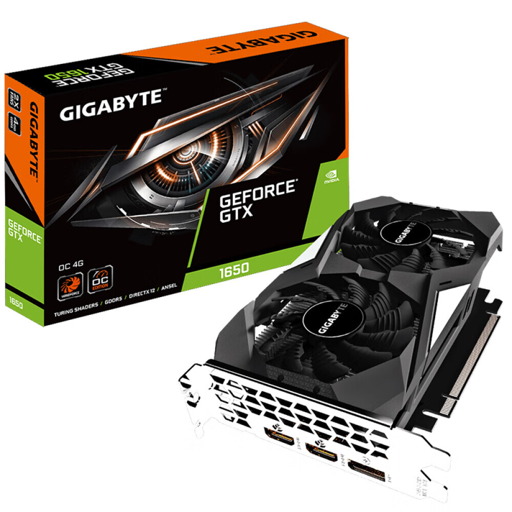 

Видеокарта дискретная Gigabyte GeForce GTX 1650 OC 4GB