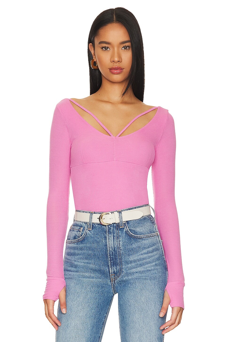 

Топ Michael Lauren Arbor Multi Straps, цвет Party Pink