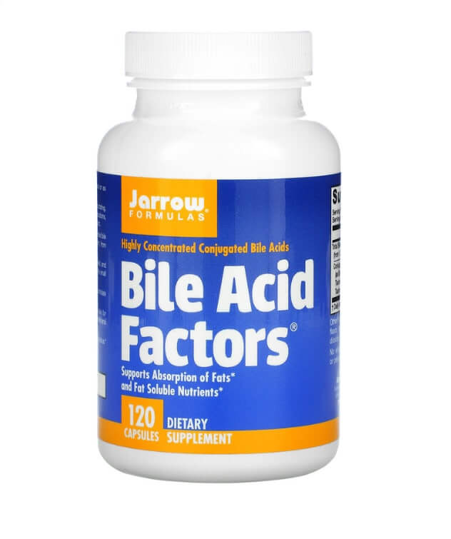 Bile Acid Factors с желчными кислотами Jarrow Formulas, 120 капсул