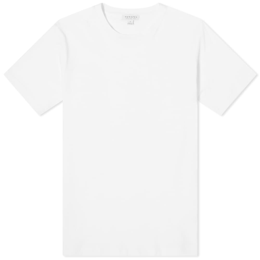 

Футболка Sunspel Organic Riviera Tee, Белый