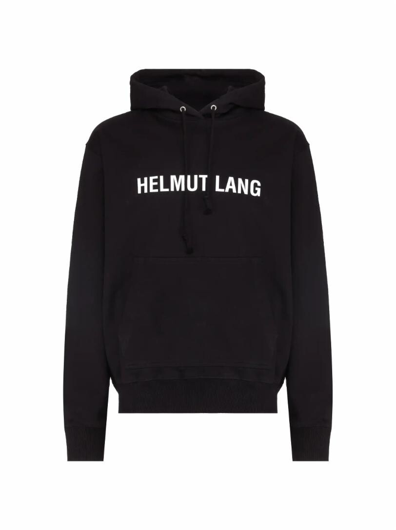 

Хлопковое худи с логотипом Core Helmut Lang, Черный