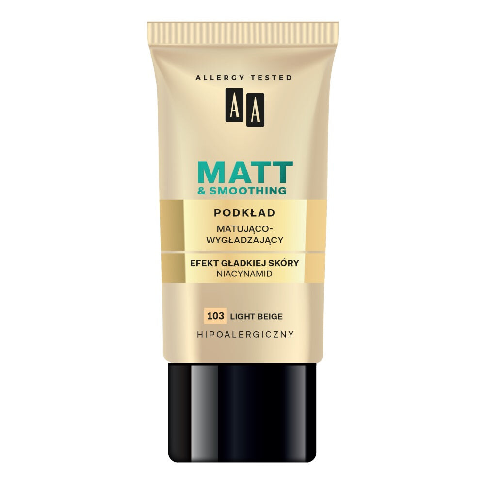 

AA Матирующая и разглаживающая основа Make Up Matte 103 Light Beige 30мл