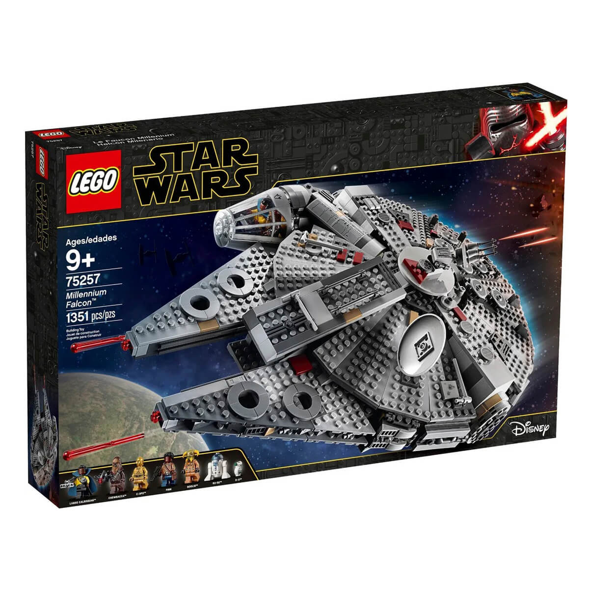 конструктор lego тысячелетний сокол star wars 75257 Конструктор LEGO Star Wars Episode IX 75257 Сокол Тысячелетия