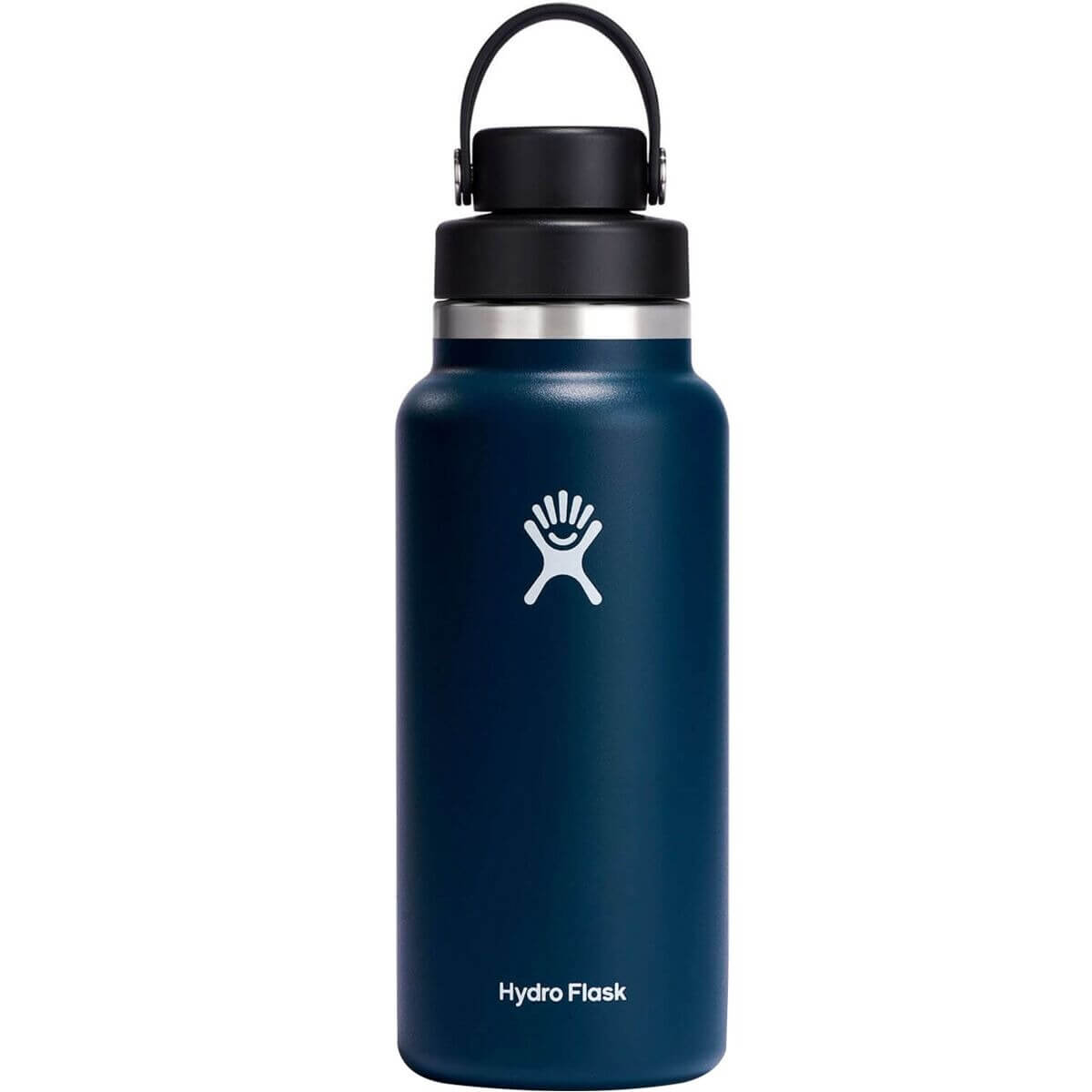 Бутылка для воды Hydro Flask Wide Mouth + Chug Cap 950 мл, темно-синий