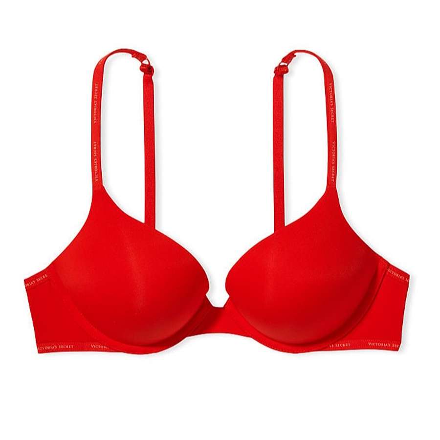 

Бюстгальтер Victoria's Secret T-Shirt Bombshell Add-2-Cup, красный