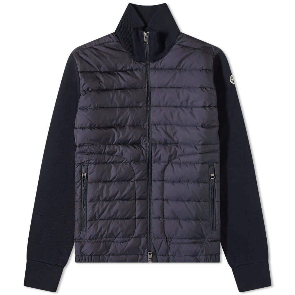 

Пуховая вязаная куртка Moncler, Черный