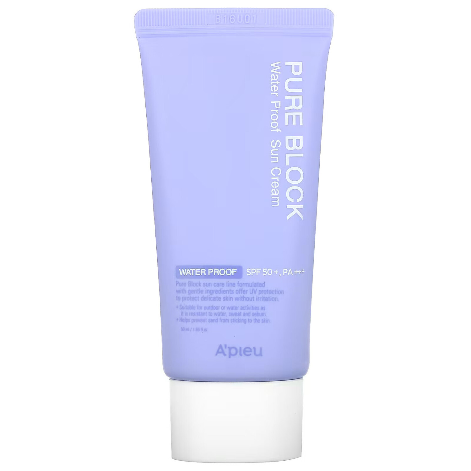 

A'Pieu, Водостойкий солнцезащитный крем Pure Block, SPF 50+, PA +++, 50 мл (1,69 жидк. Унции)