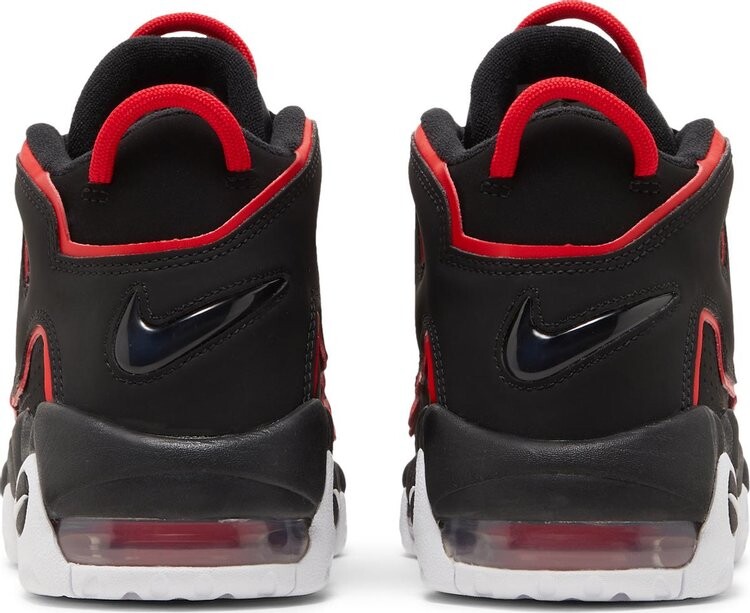 Air max uptempo black and red best sale