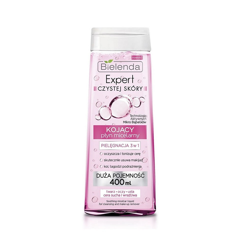 

Bielenda Успокаивающая мицеллярная вода Expert Clean Skin 3в1 400мл