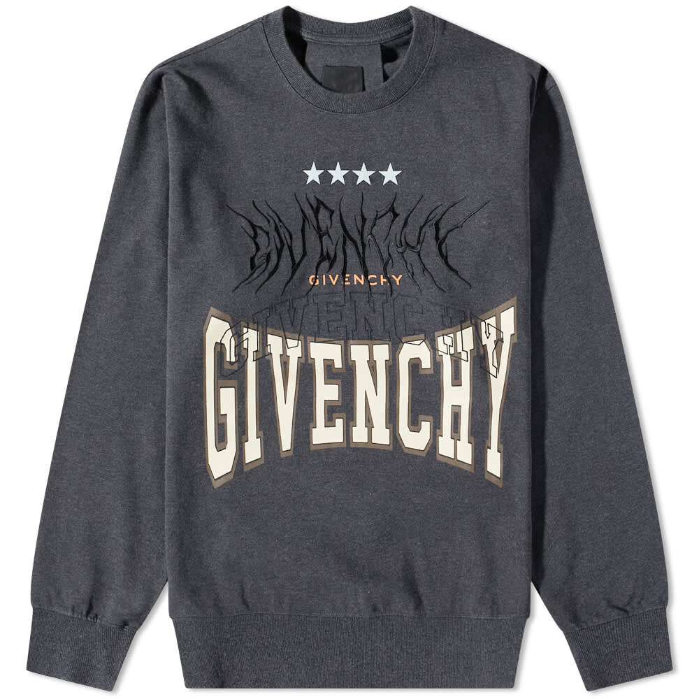 

Толстовка Givenchy Multi Logo Crew Sweat