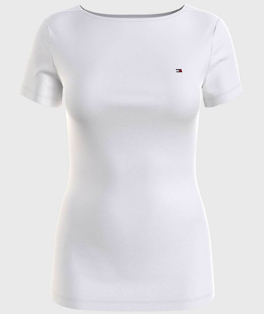 

Футболка Tommy Hilfiger Solid Boatneck Favorite, белый