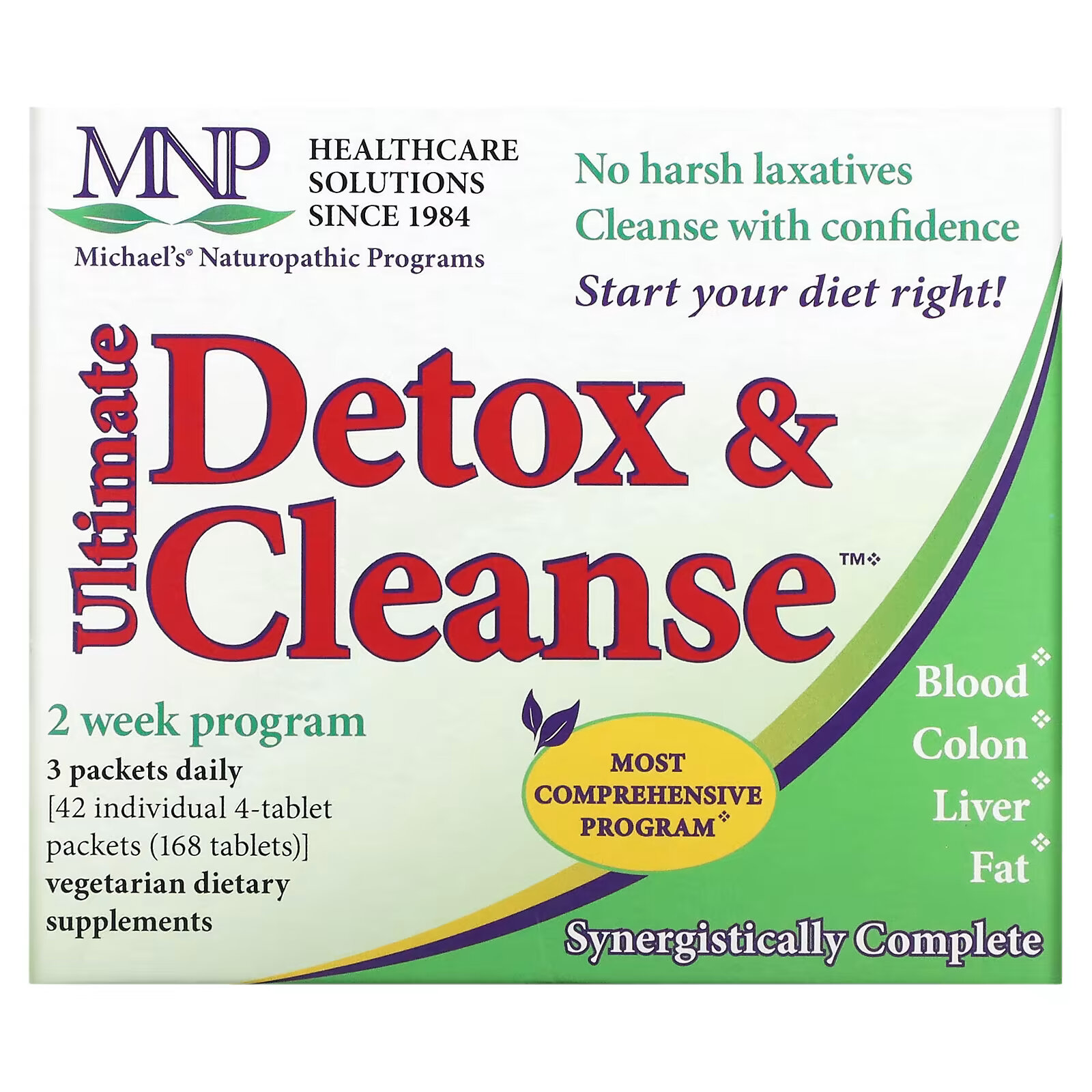 Michael's Naturopathic, Ultimate Detox & Cleanse, детокс и очищение, 42 пакетика