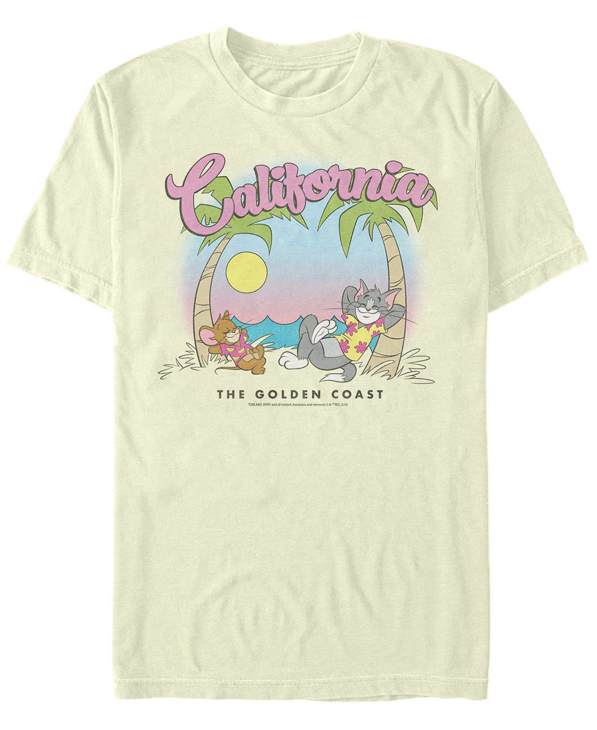 Мужская футболка с коротким рукавом tom jerry california Fifth Sun