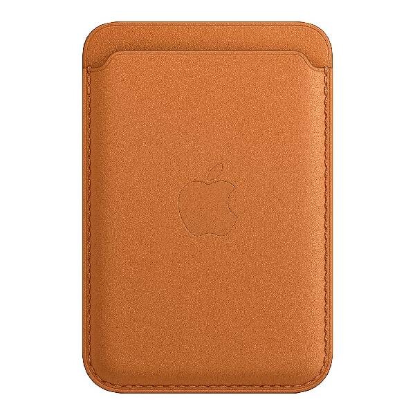 

Кожаный бумажник Apple iPhone с MagSafe, golden brown, Оранжевый