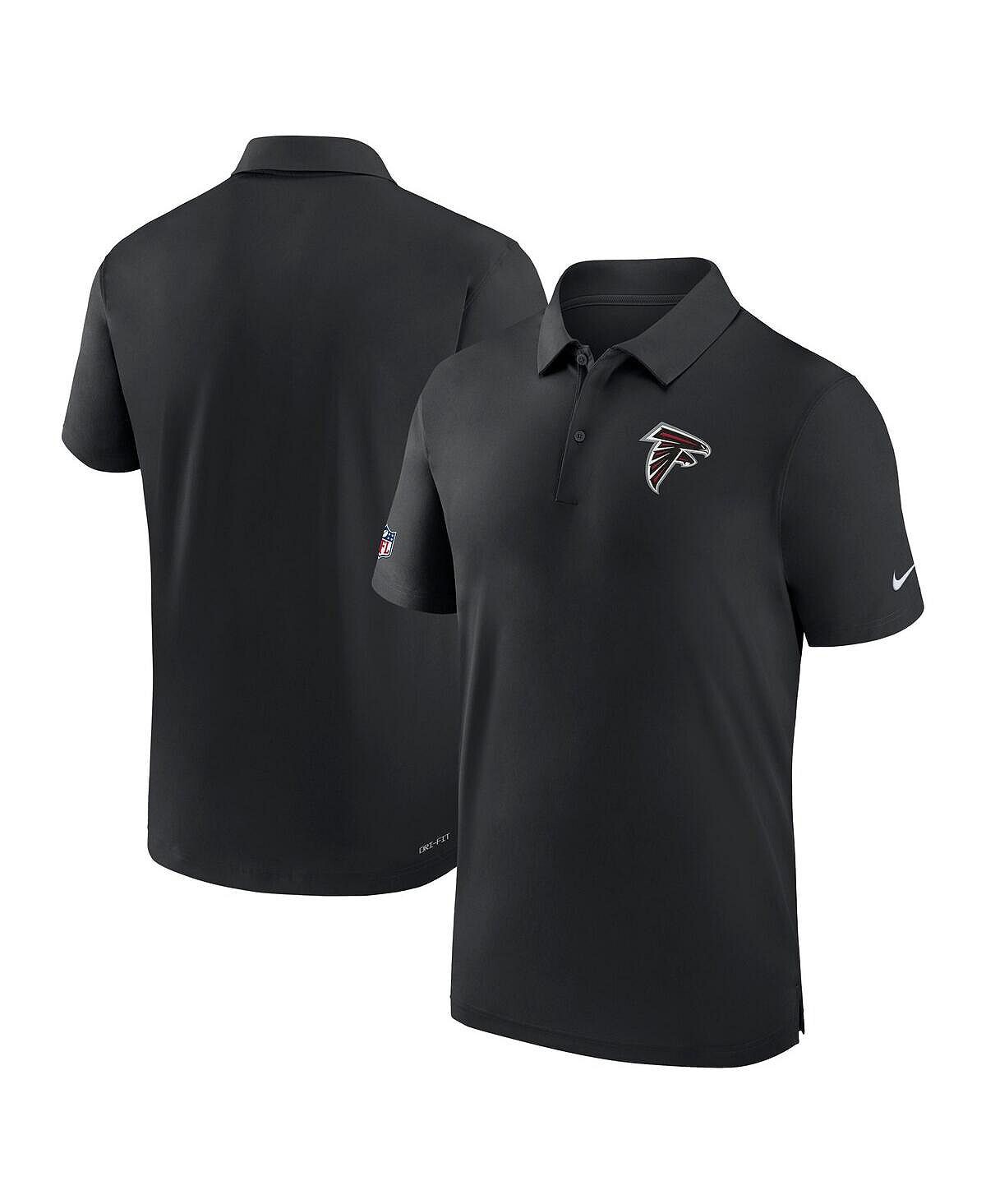 

Мужская черная рубашка-поло Atlanta Falcons Sideline Coaches Performance Nike