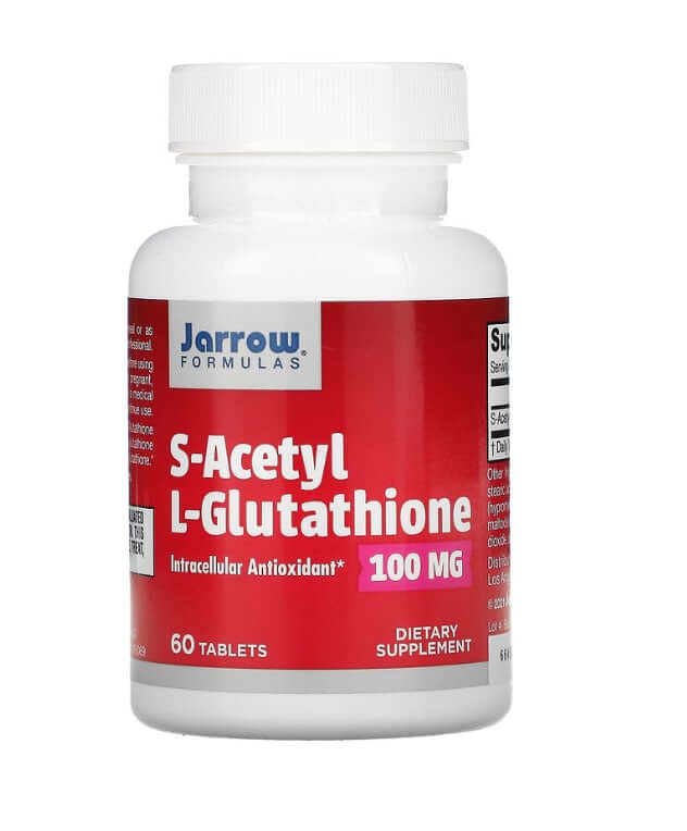 цена S-ацетил L-глутатион Jarrow Formulas 100 мг, 60 таблеток